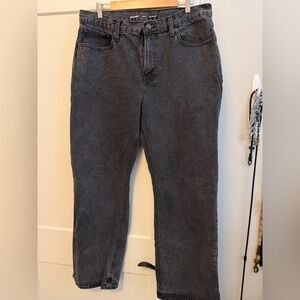 Old Navy Men's Charcoal Black Straight Jeans